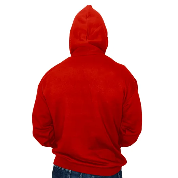 Fierce Bulldog Print Hooded Sweatshirt