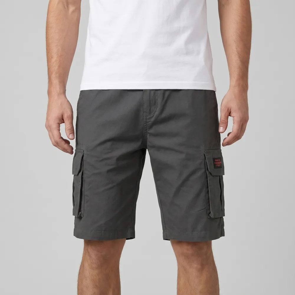 Men's Adventure Utility Cargo Shorts with a Elastic Waist for Casual Styling