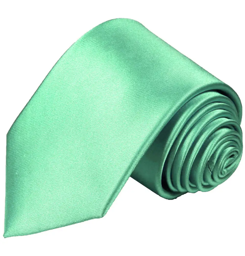 Traditional Solid Men's Necktie With Pocket Square