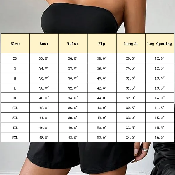 Summer Women's Strapless Bodysuit
