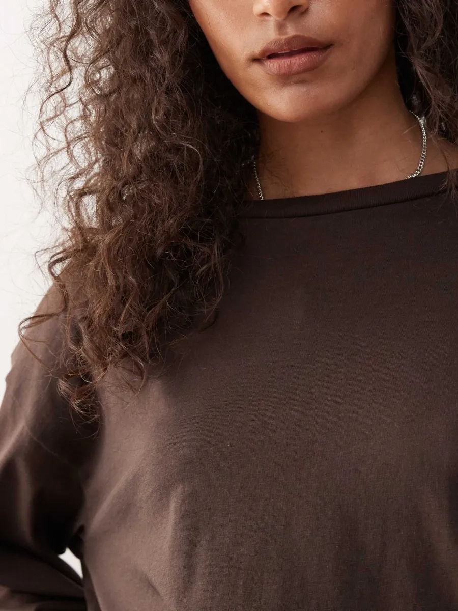 Oversized Dropped Shoulder Top