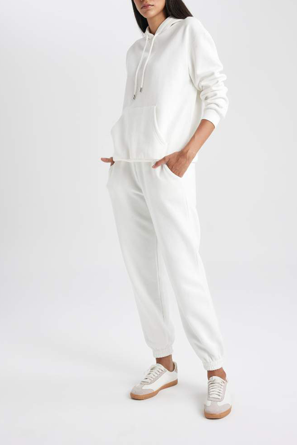 Casual Solid Straight Pants