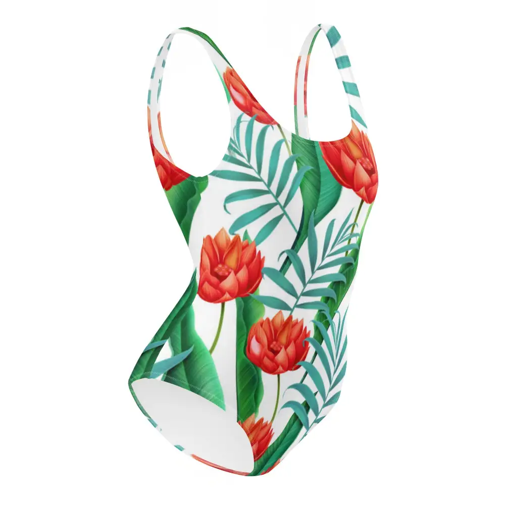 Modern Vintage Modest One-Piece Swimsuit