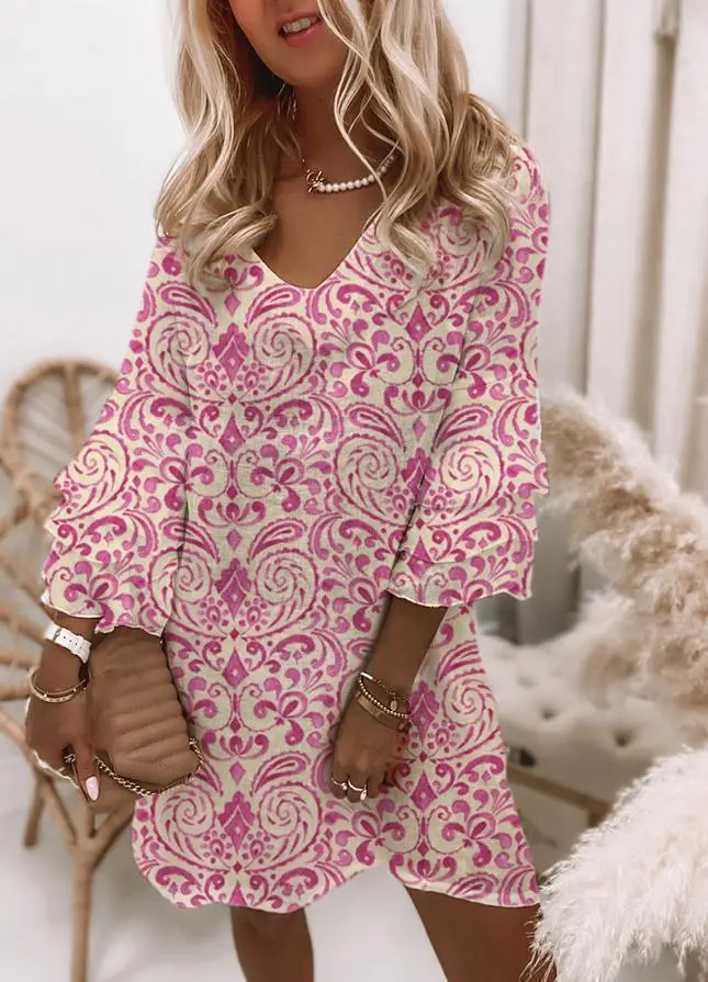 From this Moment Printed Mini Dress
