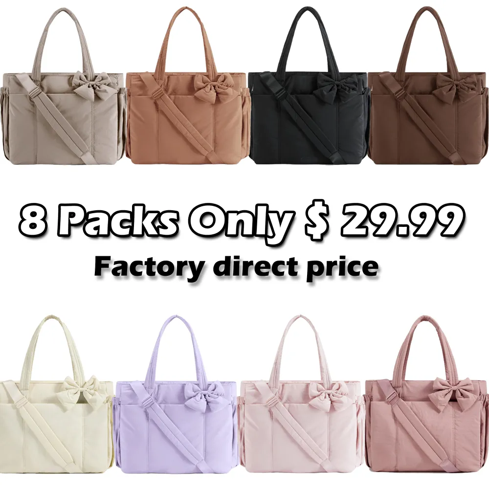 💕 Crush Bow Tote Bag for Women – Chic, Roomy & Ready for Anything