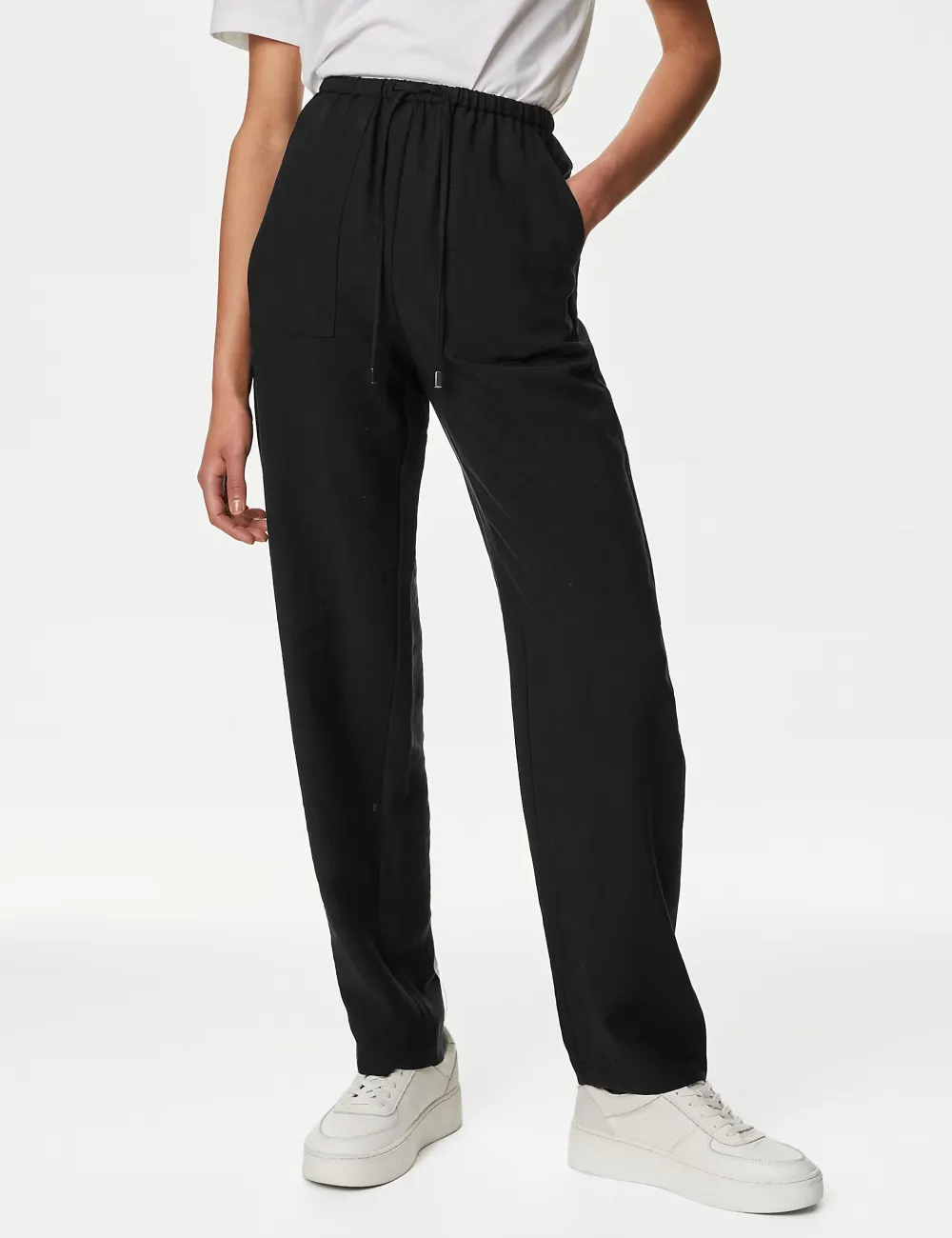 Casual Cuffed Cotton Joggers