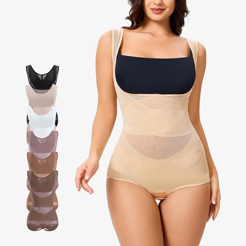 6PACK-Women's Clothing Mesh Breathable Basic faja Shapewear-ONLY 19