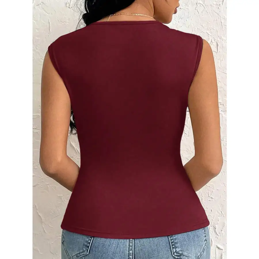 Slit Asymmetrical Tank Top