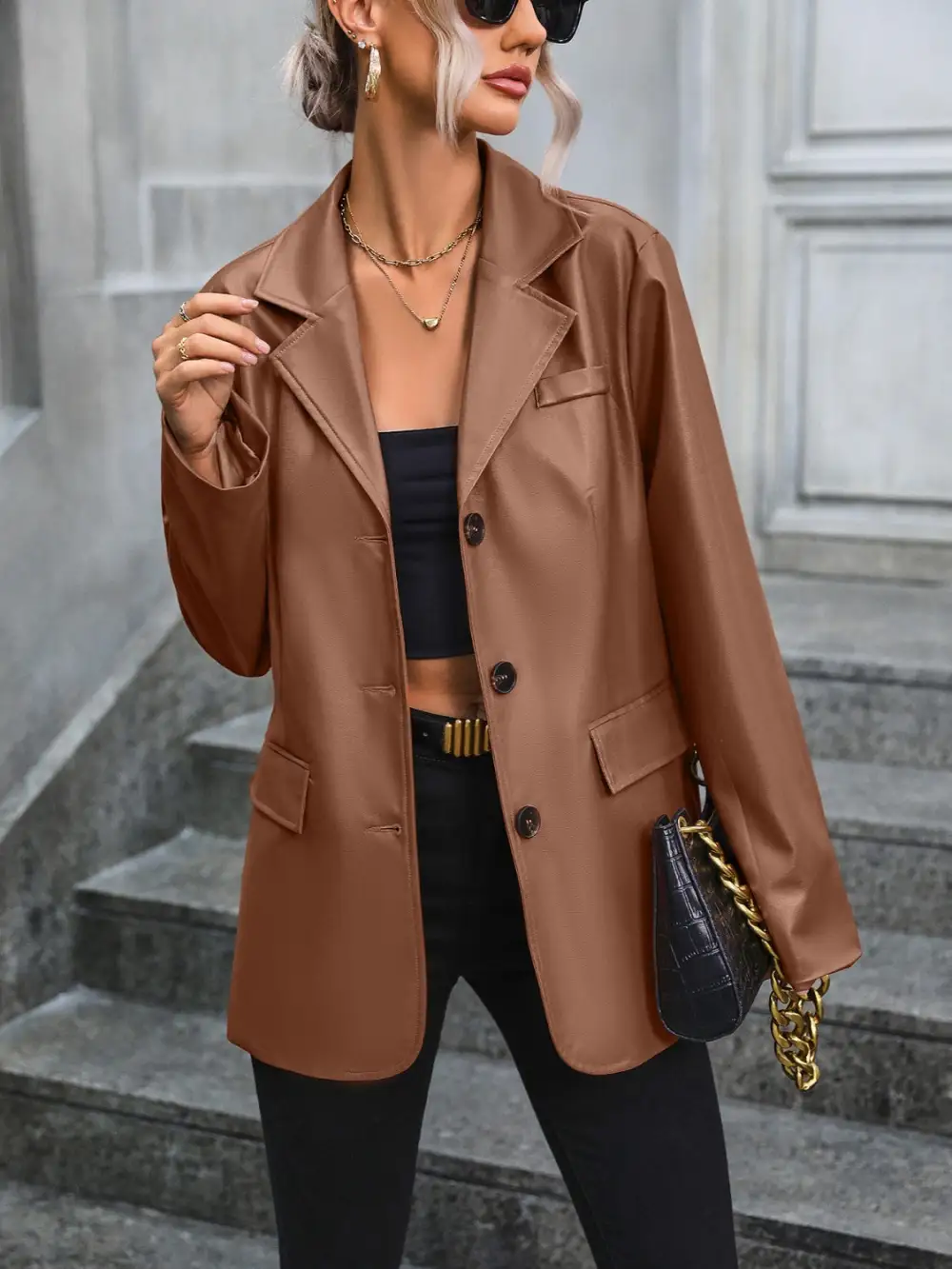 Refined Button-Up Blazer