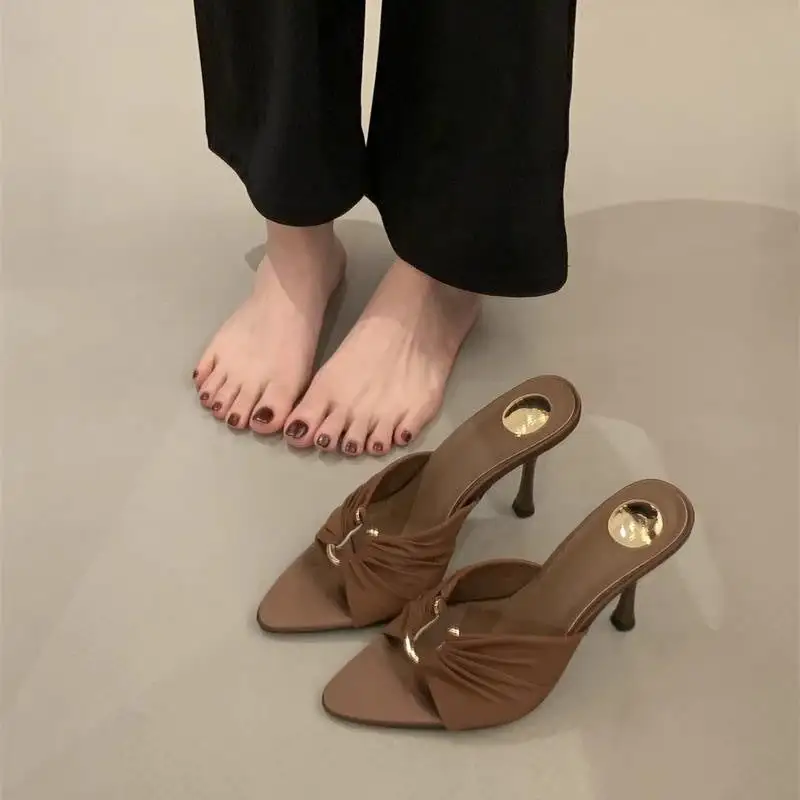 Open Toe Stiletto Sandals