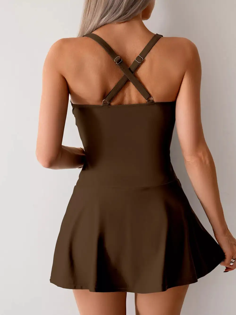 Twist Front One Piece Swimsuit