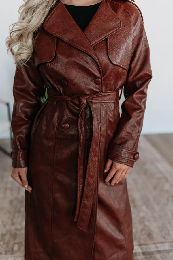 Side-Pocket Trench Coat