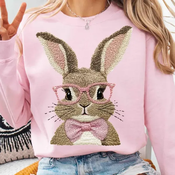 Retro Easter Bunny Sweatshirt