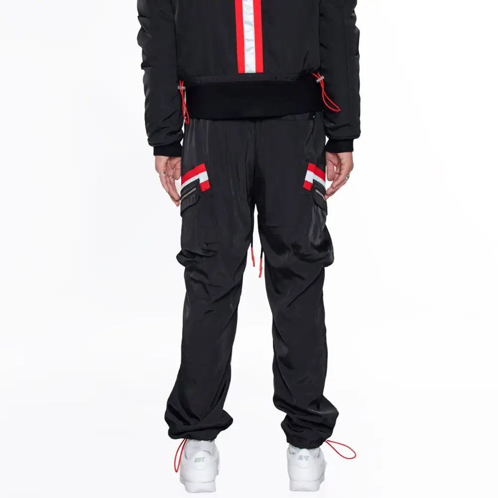 Reflective Tape Utility Cargo Pants