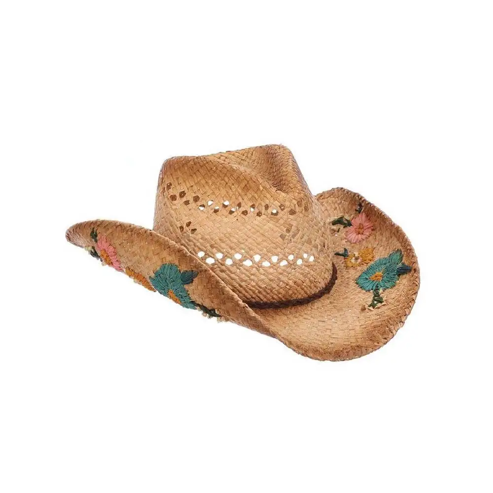 Women’s Wide Brim Straw Western Hat