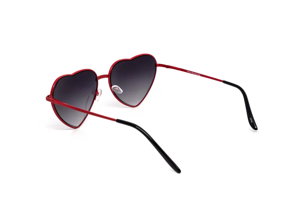 12-Pack Heart Gradient Assorted Sunglasses