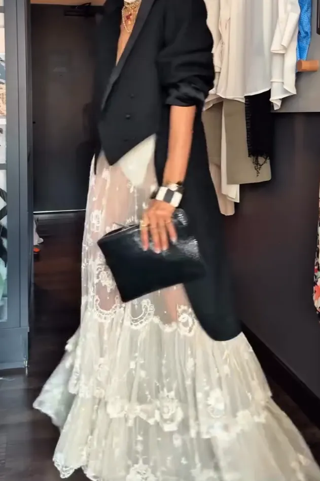 Lace Maxi Skirt