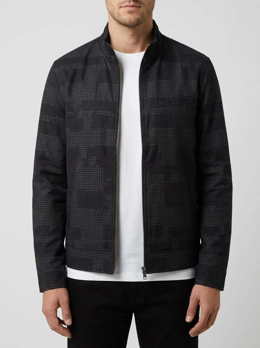 Geometric Pixel Jacket