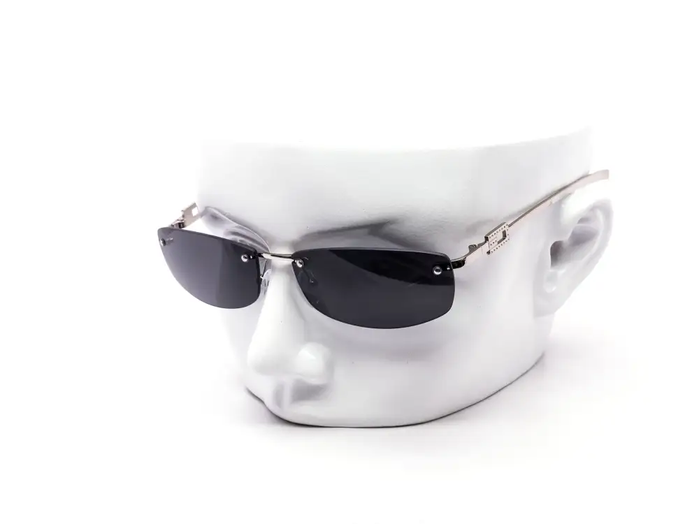 12-Pack Luxury Rimless Rectangle Square Gradient Sunglasses