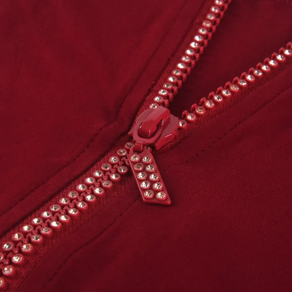 Zip Up Bodycon Romper
