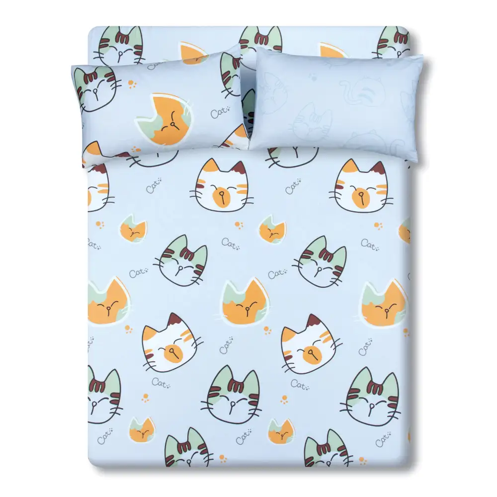 Refined Cotton Printed Coordinated Bedding Collection