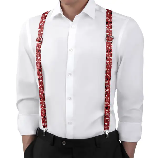 Wildlife Emblem Suspenders