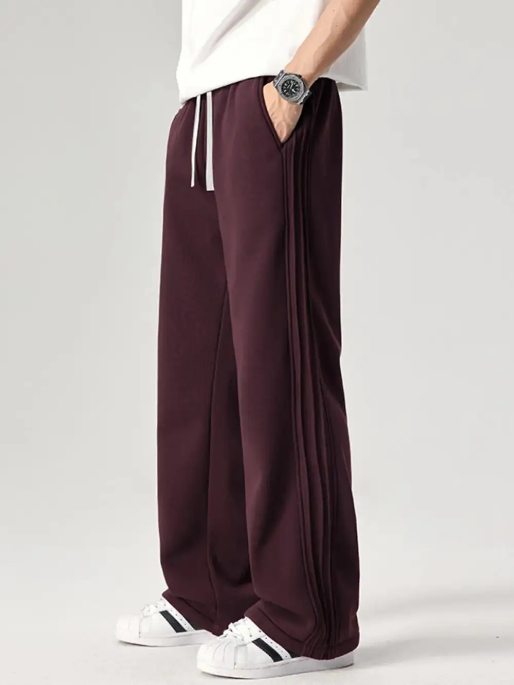 Men's Plus Size Casual Loose Fit Pants