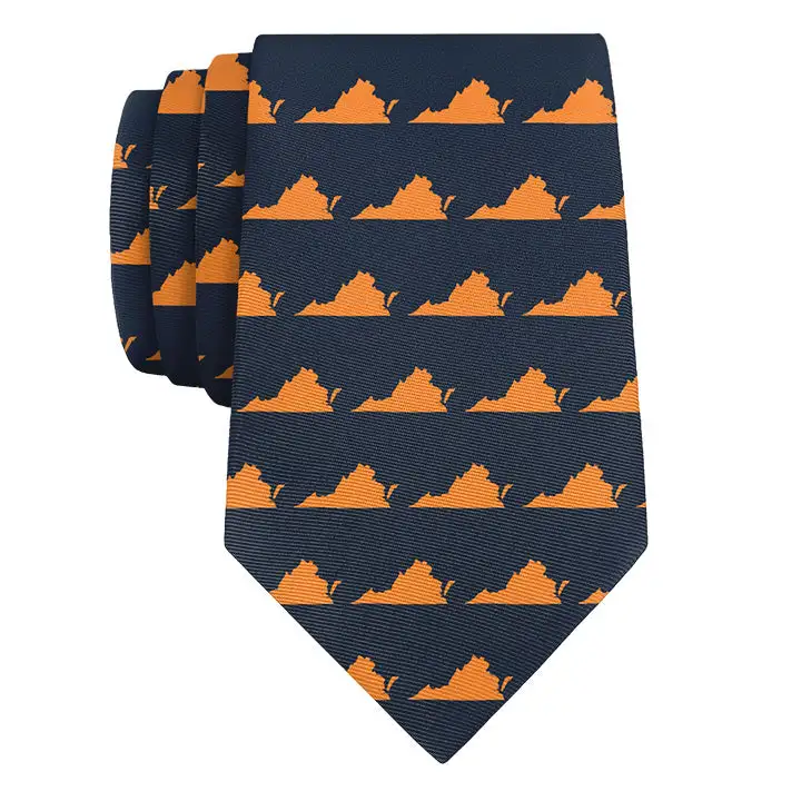 Timeless Outline Emblem Arrangement Necktie