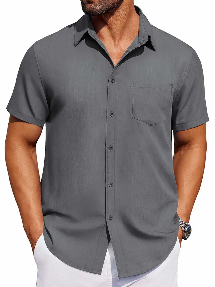 Casual Button Down Denim Shirt