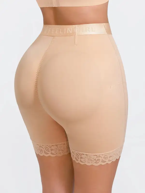 Front Zip Shaping Shorts