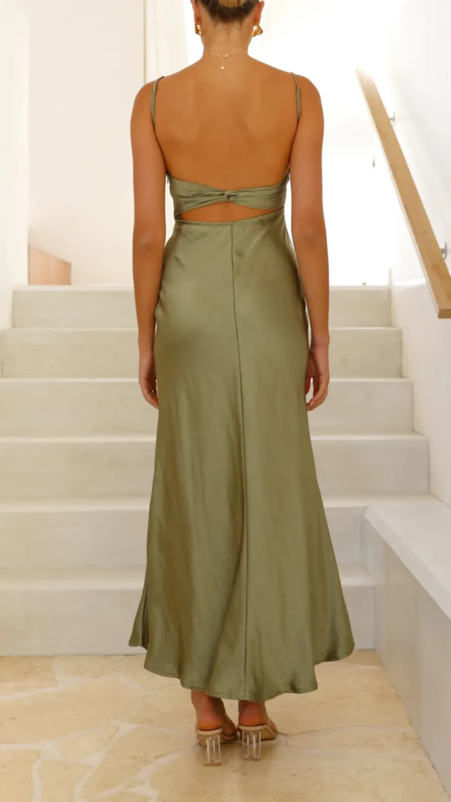 Open Back Sexy Dress