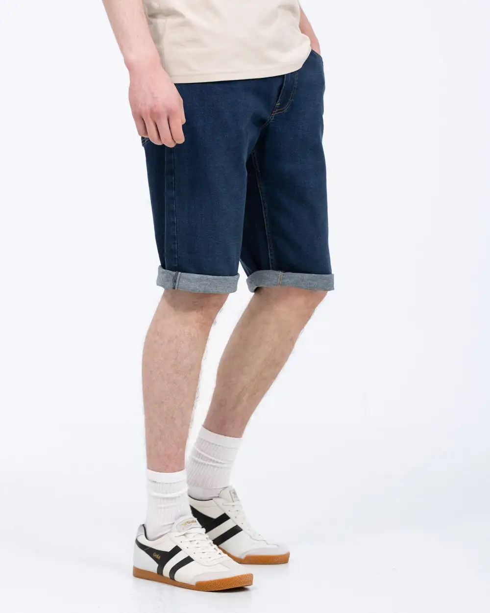 Clean Regular Fit Denim Shorts