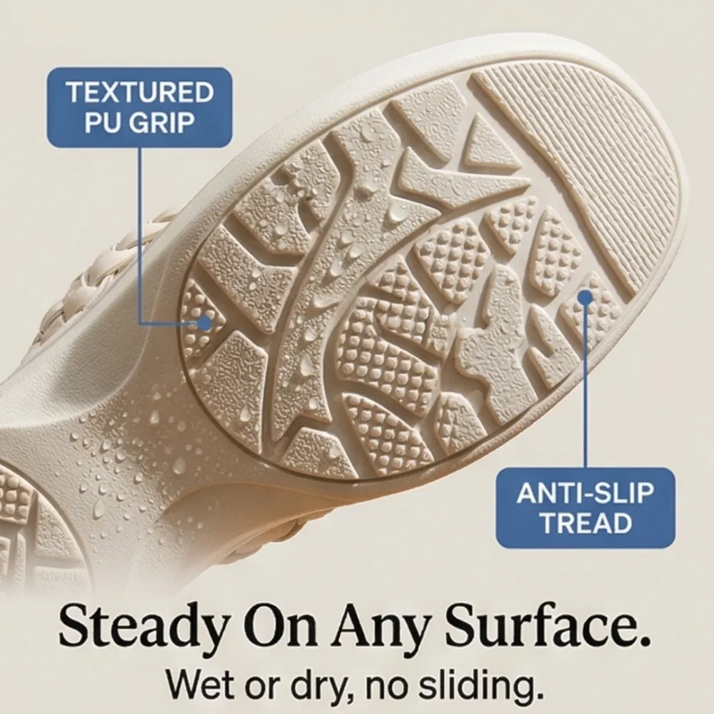 Braided Platform Comfort Sandals