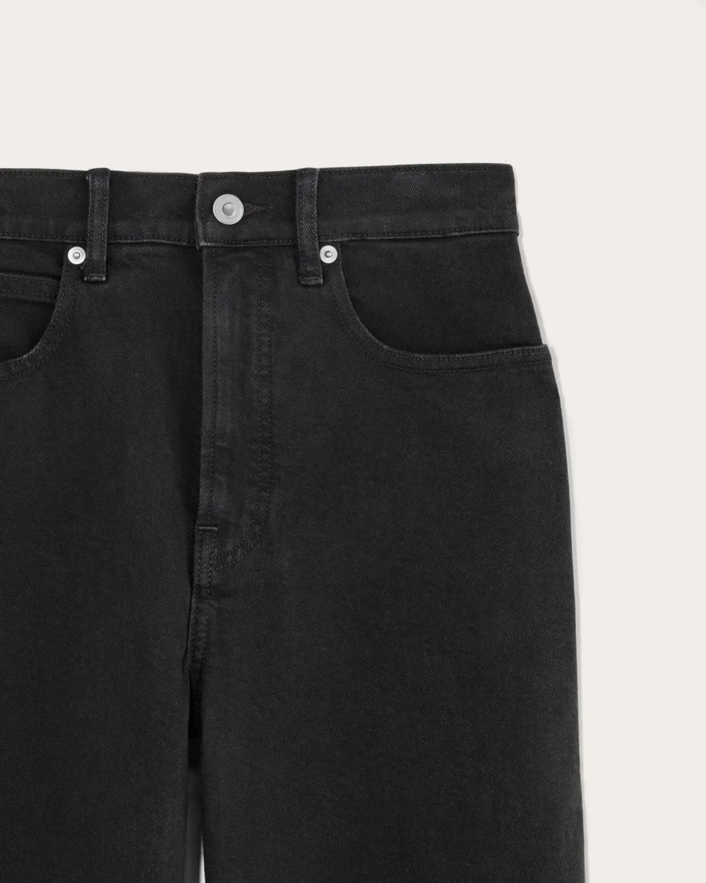 Straight-Leg High-Waisted Jeans