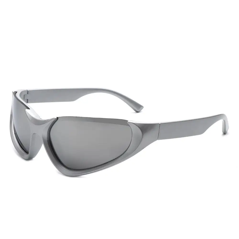 Rectangle Round Frame Sunglasses