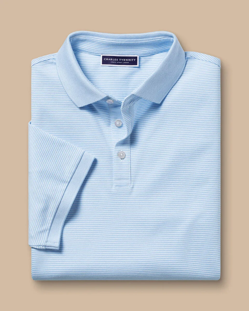 Men'S Casual Business POLO Shirt, Breathable Pique Fabric