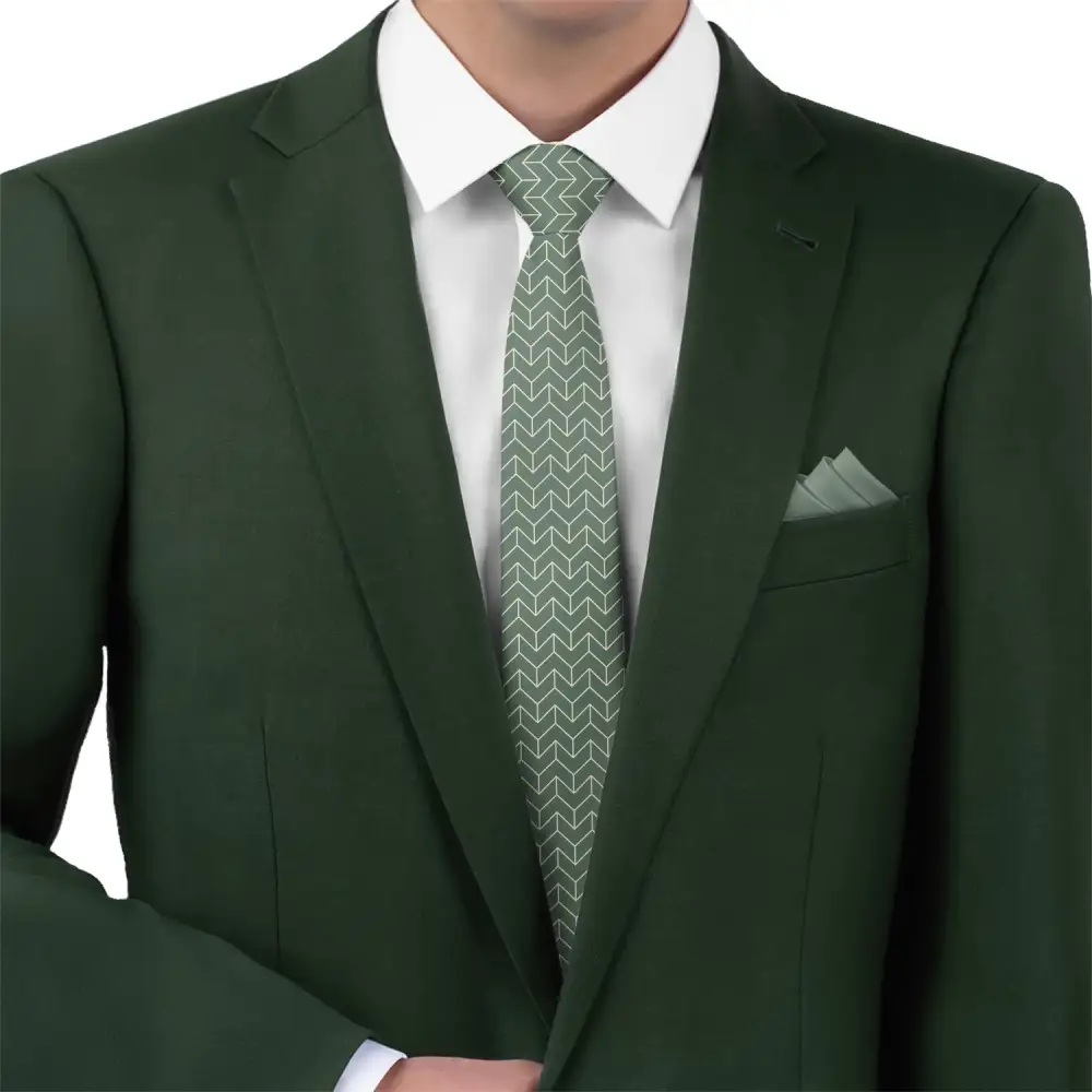 Modern Geometric Texture Necktie