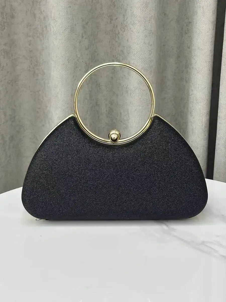 Lock Shimmer Mini Clutch Bag