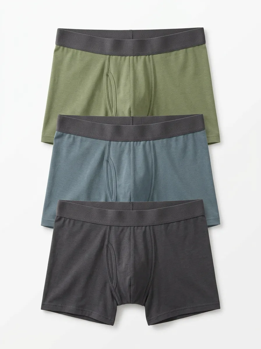 Countryside Cotton Men's Three-Pack Boxer Briefs