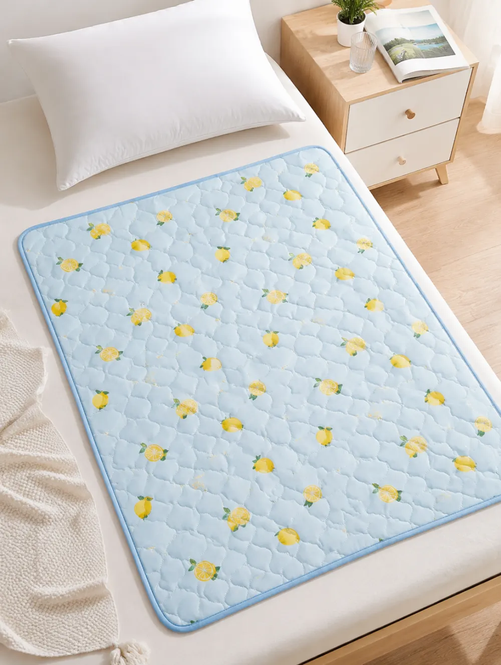 Fruit Lemon Pattern Cooling Mat