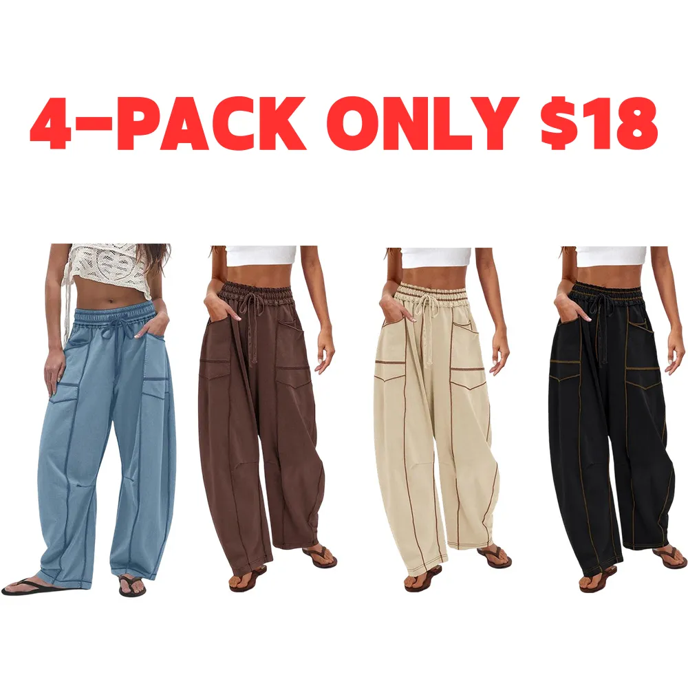 Women's Solid Button Front Drop Shoulder Longsleeves V Neck Cardigan & Elastic Waist Wide Leg Pants Two-piece Set, Lady Casual Fashion Basic Cozy Knitwear Set for Daily Outdoor Wear, Winter Set, Vneck Womenswear, Knit Lounge Set