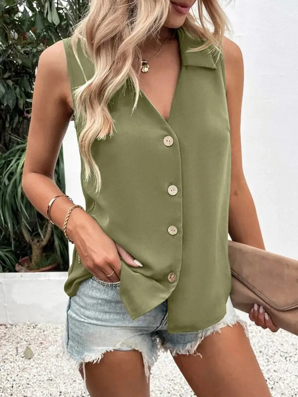 Button Up Tank