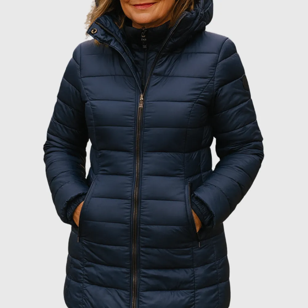 Modern Zip Front Coat