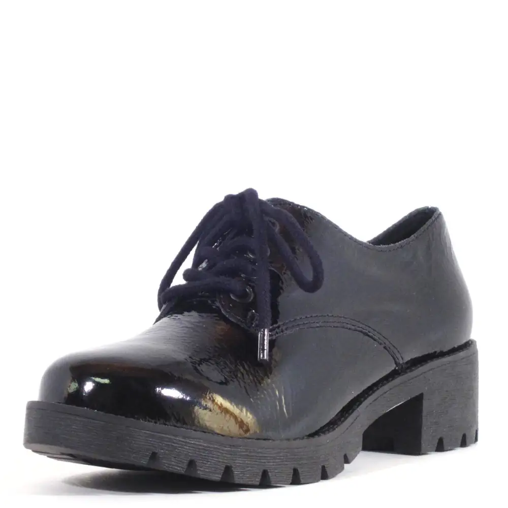 Chunky Lug Sole Lace Up Flats