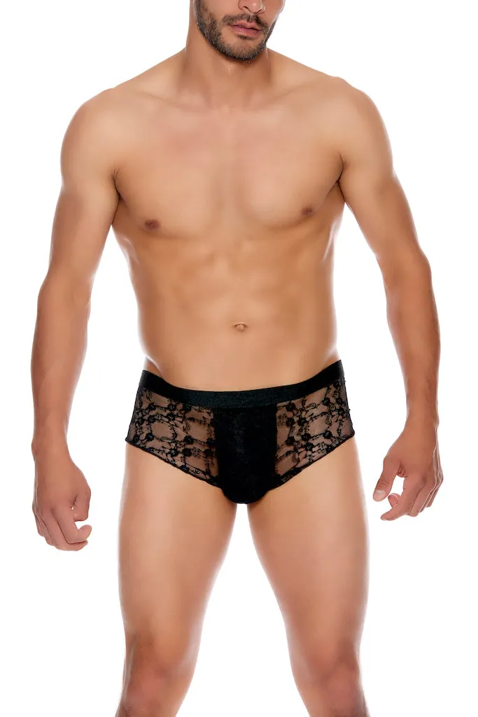 Lace Contoured Men's Boyshorts