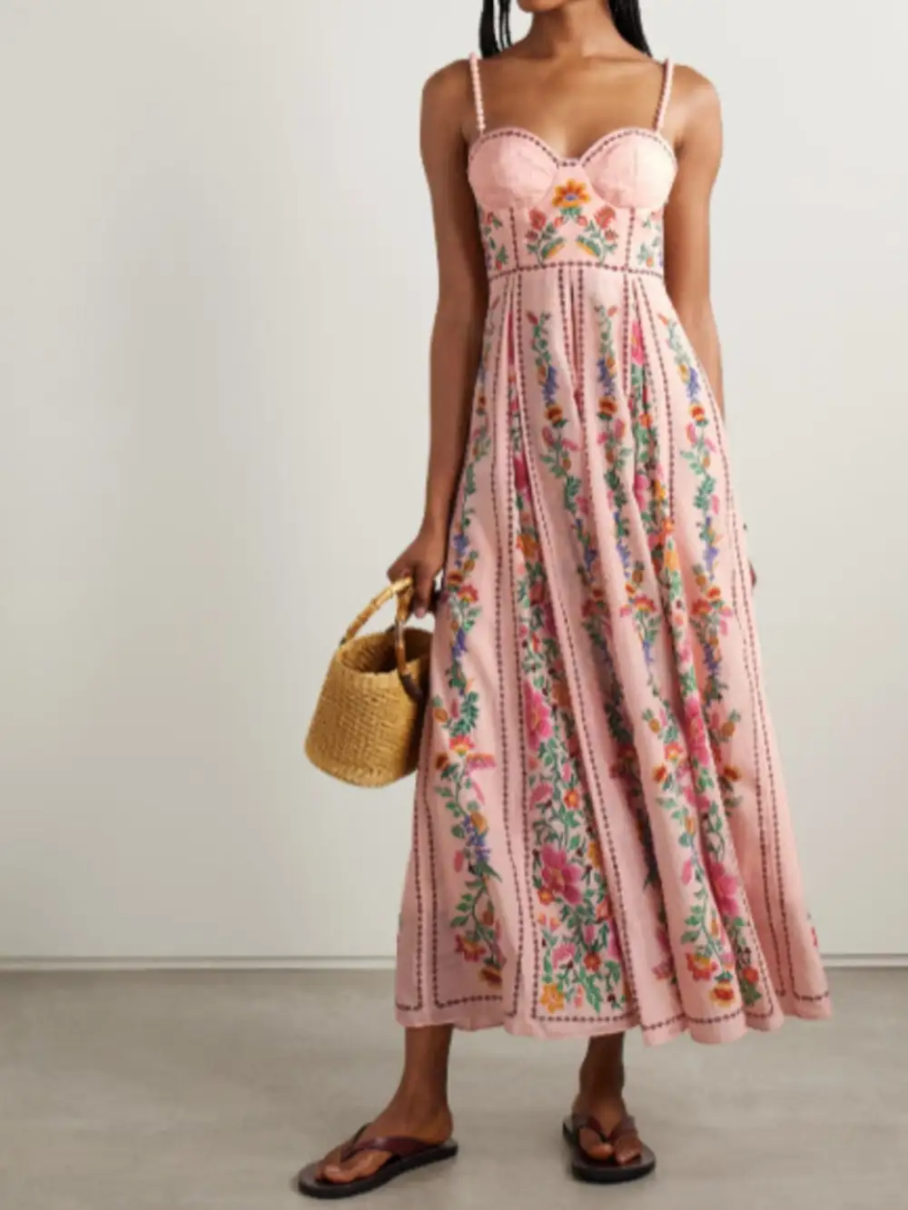 Structured Shape Floral Printed Dress