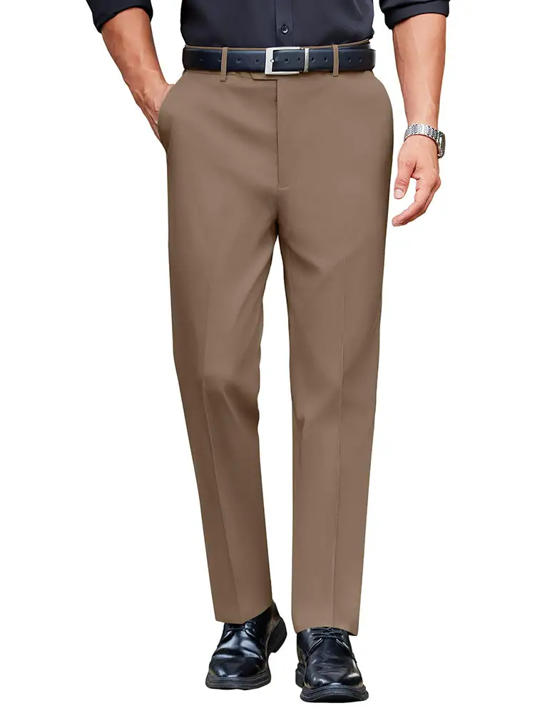 Structured Expandable Waist Dress Pants