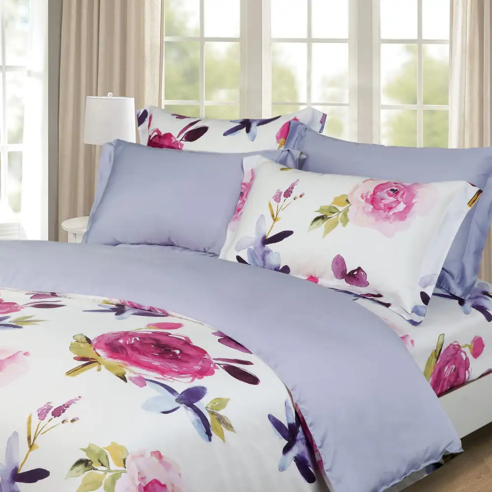 Calm Lyocell Fiber Woven Complete Bedding Set
