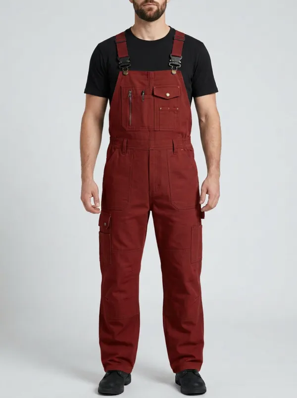 Men's Everyday Multi-Pocket Bib Work Overalls