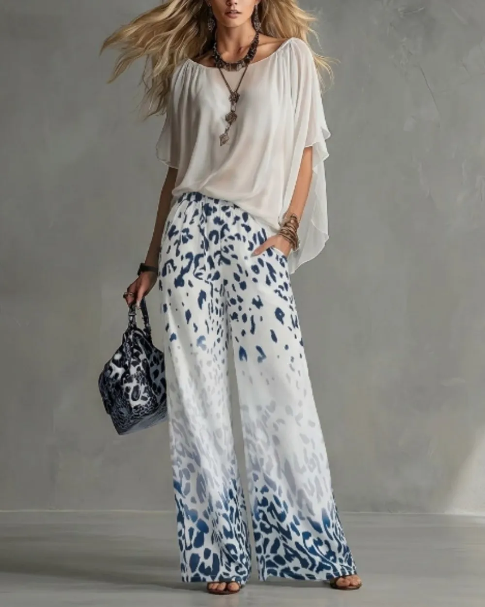 Ombre Leopard Set